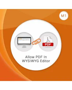 Allow PDF In WYSIWYG Editor