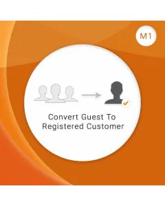 Convert Guest To Registered Customer